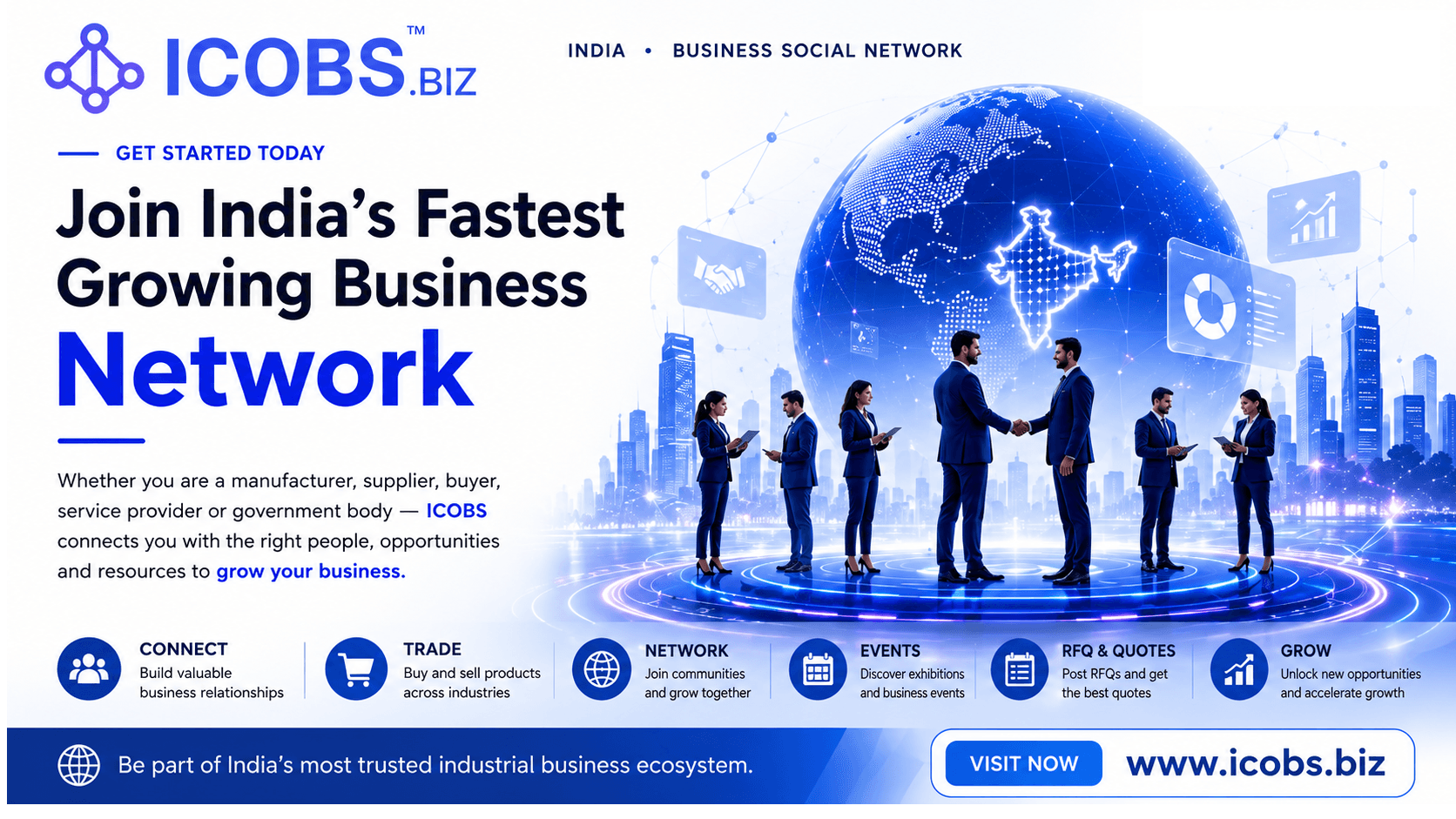 ICOBS is Now LIVE Transforming the Future of Industrial Business in India